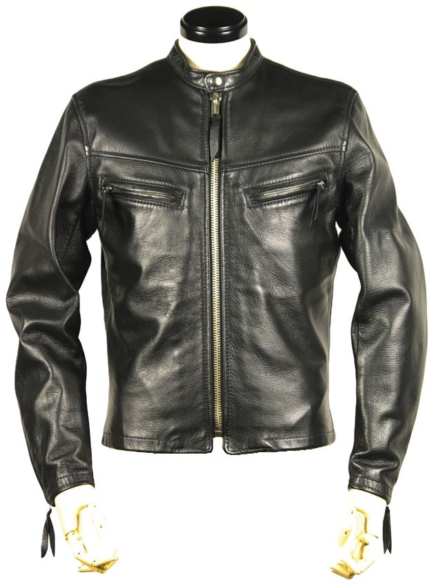 Smart Fit Leder-Motorradjacke