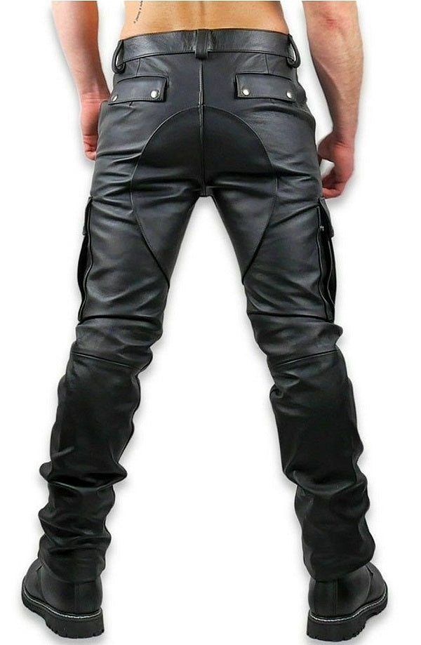 Originale Cargohose aus Leder für Herren