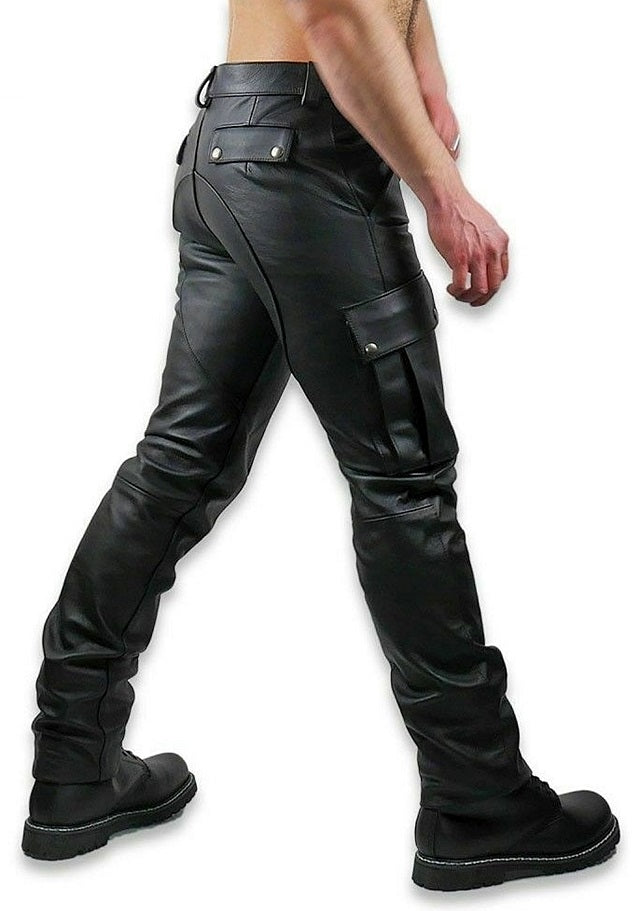 Originale Cargohose aus Leder für Herren