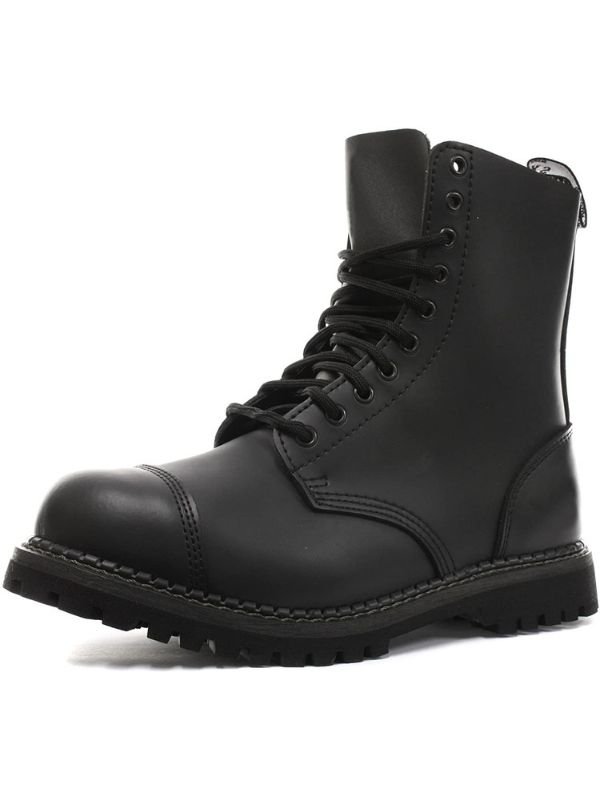 Leder Skinhead Stiefel 10 Loch