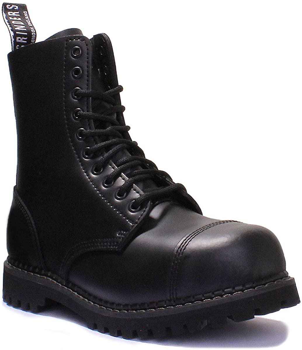 Leder Skinhead Stiefel 10 Loch