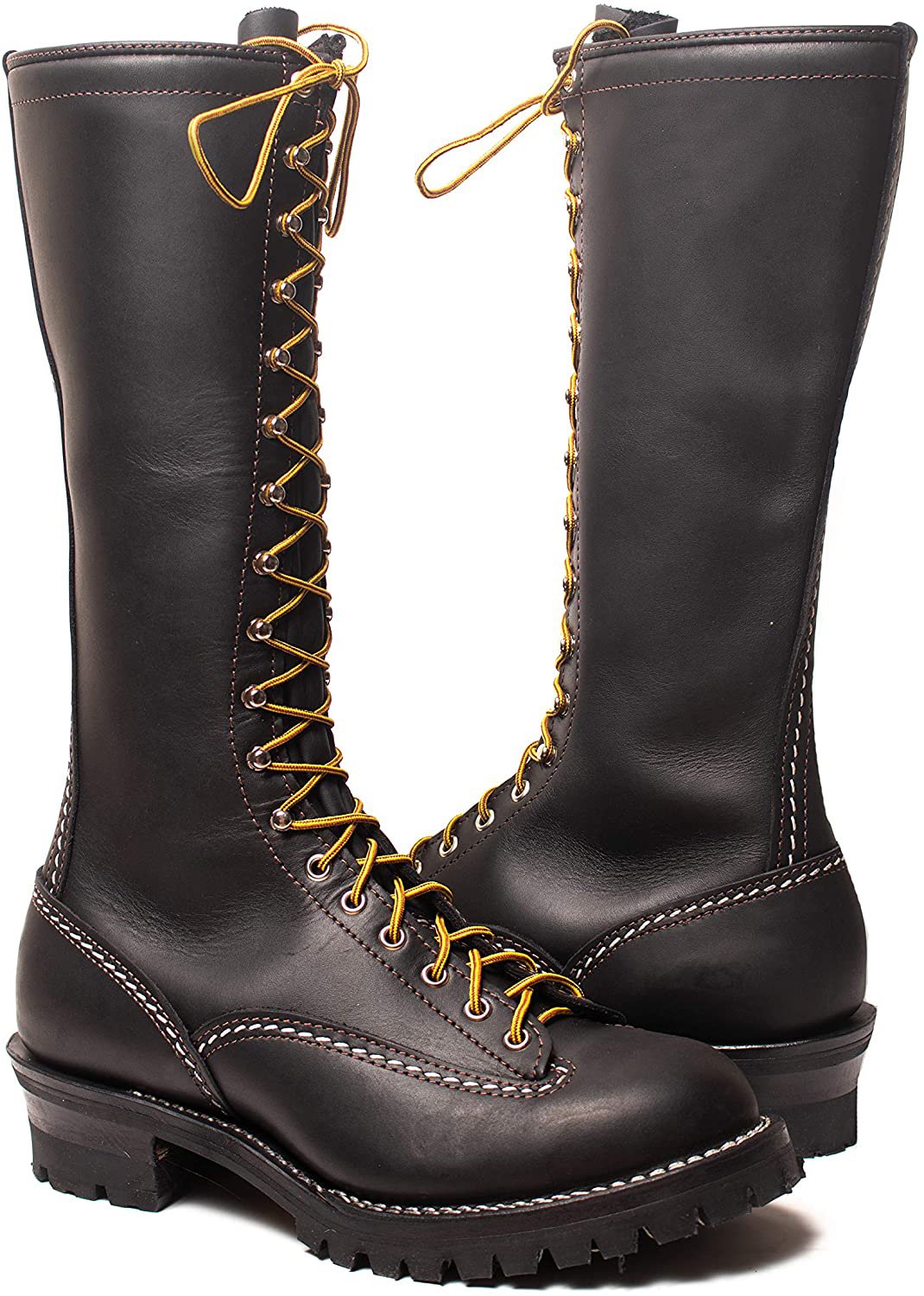 Schwarze Jobmaster-Stiefel aus Leder