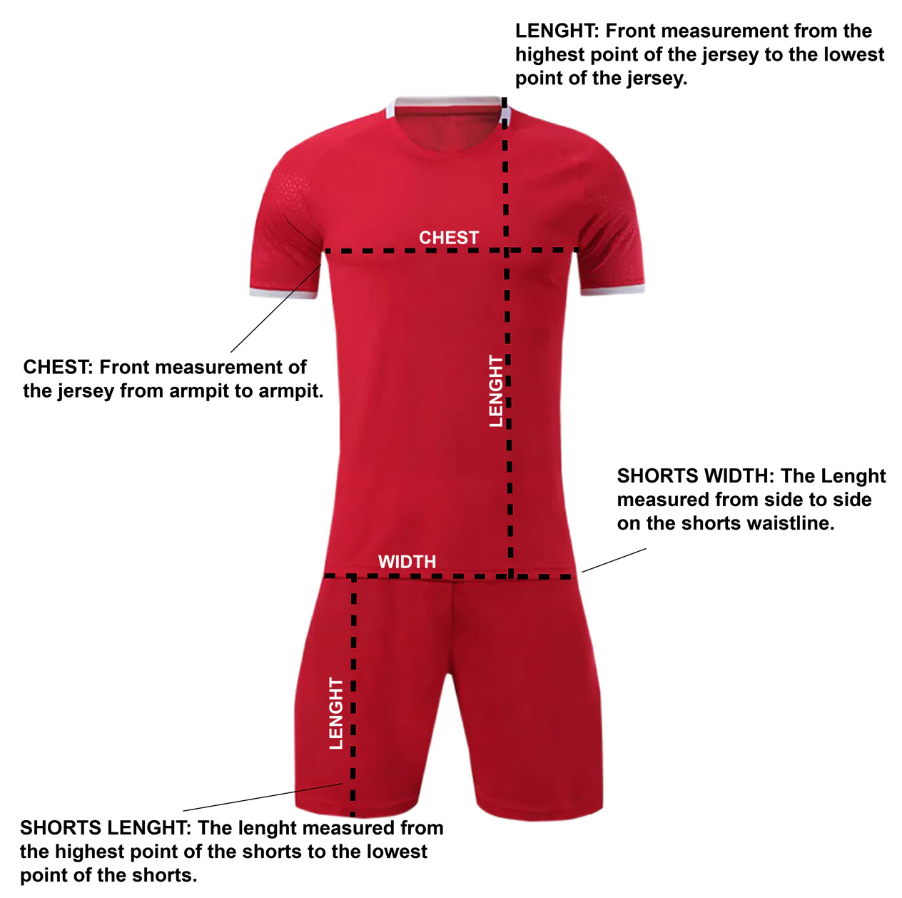 Premium Soccer Uniform – Customizable Team Jerseys & Shorts – High-Quality Performance Wear